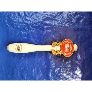 Stella Artois White Gold Red Anno 1366 Imported Belgium Beer Tap Handle 11”